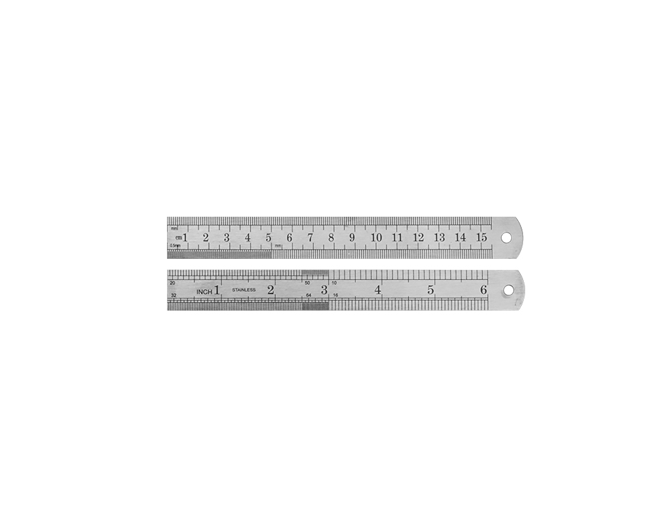 DONAU MLS15 - Règle en acier 150 mm  