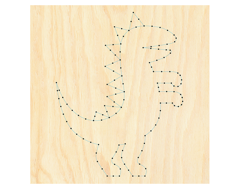 DONAU M-NB3 - Tableau à clous dinosaure  