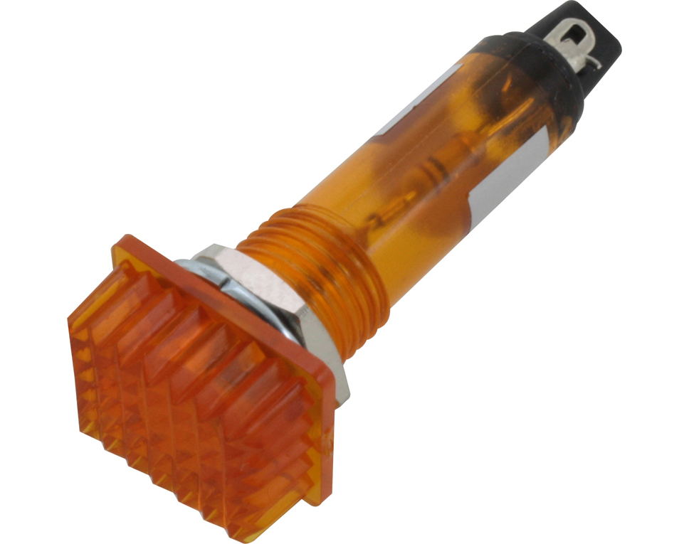 DONAU NSL223 - Lampe de signalisation au néon, illuminée en jaune  