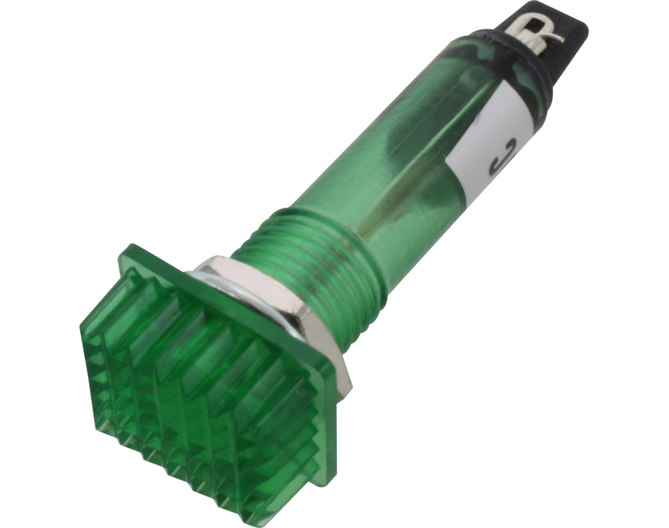 DONAU NSL224 - Lampe de signalisation au néon, illuminée en vert  