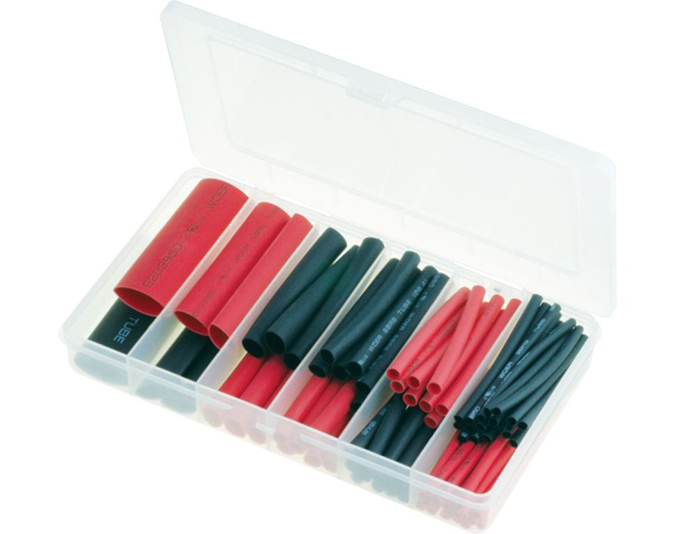 [DONAU  SRS080 ] DONAU SRS080 - Kit de gaines thermorétractables 80 pcs. avec adhésif intérieur  