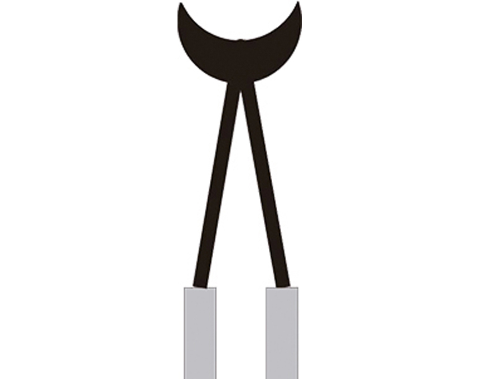 DONAU ST17152 - Pointe de brûleur en forme de demi-lune  