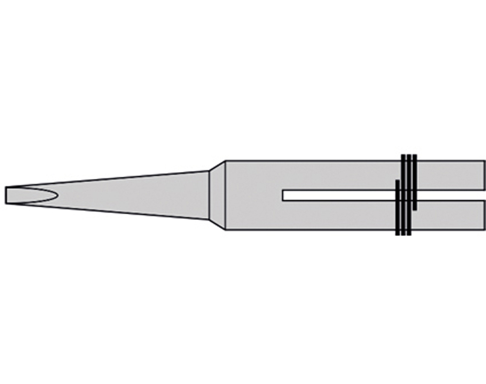 DONAU ST80158 - Pointe à souder Longlife Premium - forme burin 2,2 verl.  
