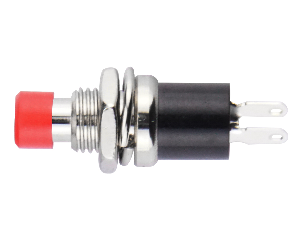 DONAU TMS10 - Interrupteur miniature, à accrochage, OFF-ON, rouge  