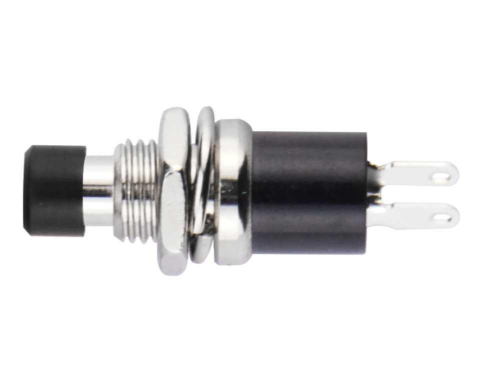 DONAU TMS11 - Interrupteur miniature, à crans, OFF-ON, noir  