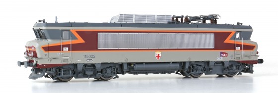 LS MODELS 10989 BB 15022, livrée "Arzens", gris béton,, 160 km/h, sigle Carmillon, blason Pantin, dépôt d'Archères  /  Ep. VI  /  SNCF  /  HO  /  AC  /  1 P. 