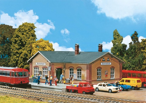 [Faller 110095  ] Faller 110095   H0  Station d’arrêt Sonnefeld 199 x 191 x 98 mm