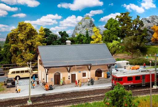 [Faller 110144  ] Faller 110144   H0  Gare d'Ardez 400 x 148 x 115 mm