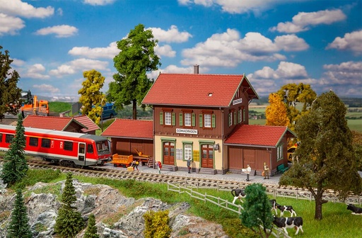 [Faller 110146  ] Faller 110146   H0  Gare de Gomadingen 248 x 105 x 135 mm, 112 x 80 x 58 mm
