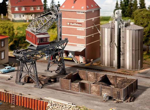 [Faller 120163  ] Faller 120163   H0  Grue de pont 230 x 201 x 250 mm, 189 x 100 x 31 mm