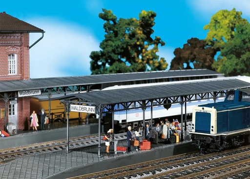 [Faller 120204  ] Faller 120204   H0  2 Quais de gare 358 x 55 x 62 mm (2 x)