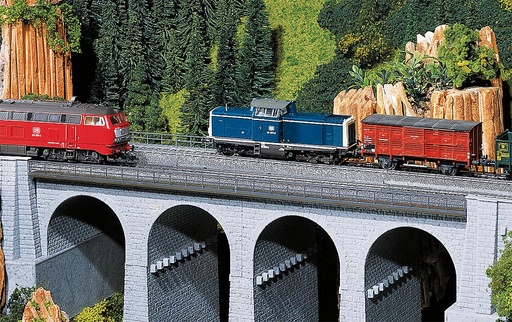 [Faller 120477  ] Faller 120477   H0  Partie supérieure de viaduc 188 x 71 mm