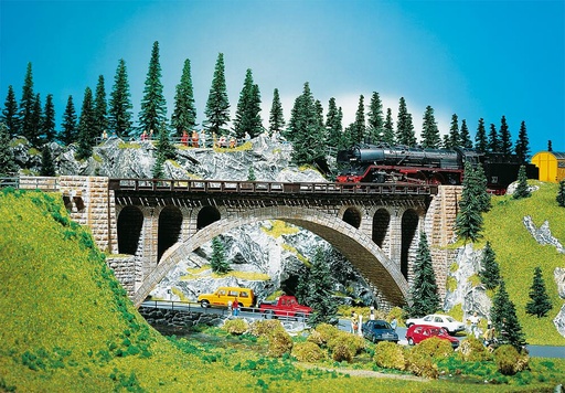 [Faller 120533  ] Faller 120533   H0  Pont à arches en pierres 355 x 64 x 120 mm