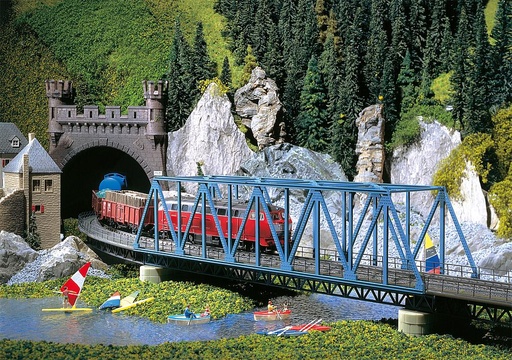 [Faller 120560  ] Faller 120560   H0  Pont à caissons 376 x 77 x 138 mm