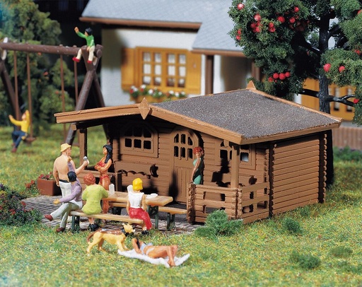 [Faller 130208  ] Faller 130208   H0  3 Pavillons de jardin 36 x 36 x 32 mm, 54 x 49 x 32 mm, 60 x 53 x 32 mm
