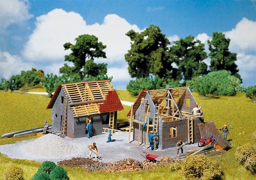 [Faller 130246  ] Faller 130246   H0  Maison en construction 80 x 75 x 65 mm