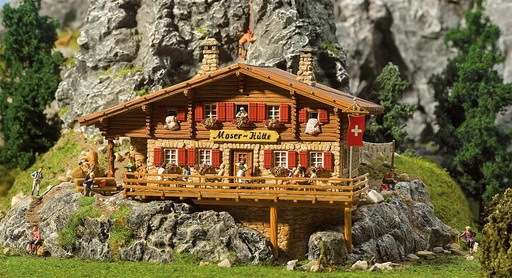 [Faller 130329  ] Faller 130329   H0  Refuge de haute montagne Chalet Moser 182 x 130 x 120 mm