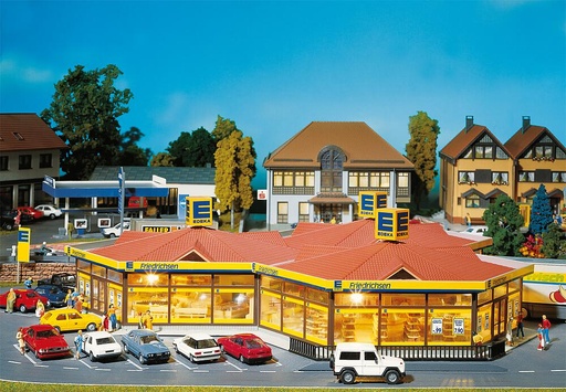 [Faller 130342  ] Faller 130342   H0  Supermarché Edeka Friedrichsen 221 x 204 x 105 mm