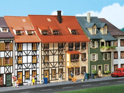 [Faller 130431  ] Faller 130431   H0  2 Maisons en relief 75 x 65 x 150 mm, 75 x 53 x 142 mm