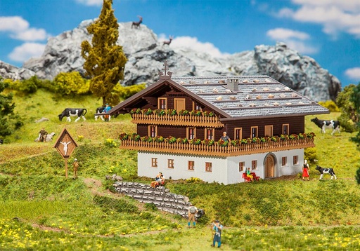 [Faller 130554  ] Faller 130554   H0  Ferme des Alpes 179 x 156 x 115 mm