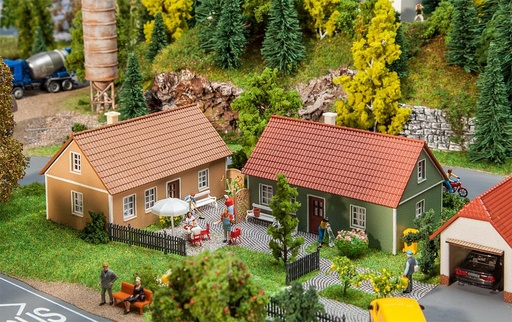 [Faller 130607  ] Faller 130607   H0  2 Maisons de village 106,5 x 64 x 62 mm (2 x)