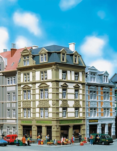 [Faller 130916  ] Faller 130916   H0  Immeuble urbain d’angle Goethestraße 62 119 x 98 x 217 mm