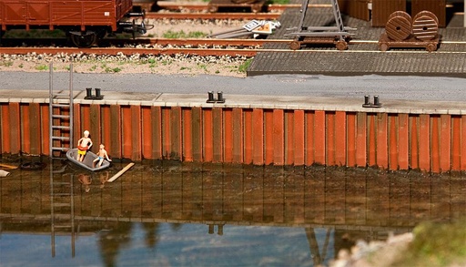 [Faller 131012  ] Faller 131012   H0  Mur de quai 518 x 16 x 37 mm