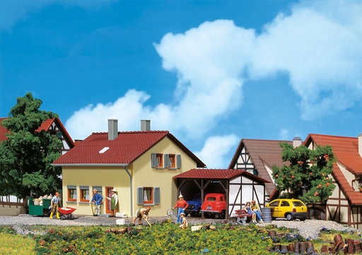 [Faller 131358  ] Faller 131358   H0  Maison de colons avec culture 127 x 114 x 75 mm