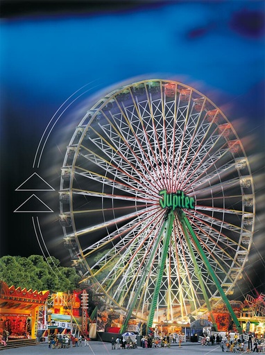 [Faller 140470  ] Faller 140470   H0  Grande Roue Jupiter 280 x 220 x 520 mm