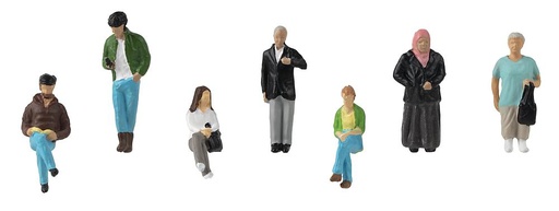 [Faller 151635  ] Faller 151635   H0  Personnes qui attendent 