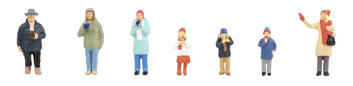 [Faller 151647  ] Faller 151647   H0  Visiteurs du marché de Noël 