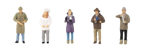 [Faller 151649  ] Faller 151649   H0  Marchands du marché de Noël 