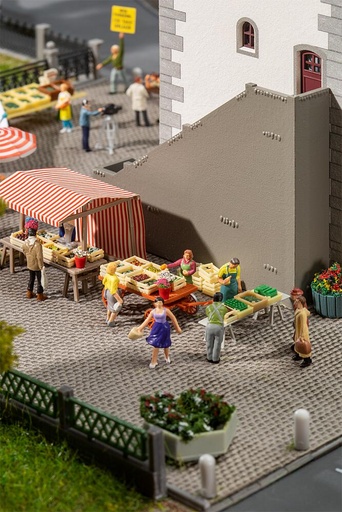 [Faller 151670  ] Faller 151670   H0  Marché hebdomadaire I 