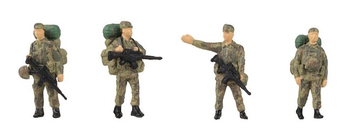 [Faller 151753  ] Faller 151753   H0  Soldats avec bagages 