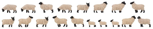 [Faller 151918  ] Faller 151918   H0  18 Moutons à tête noire allemands 