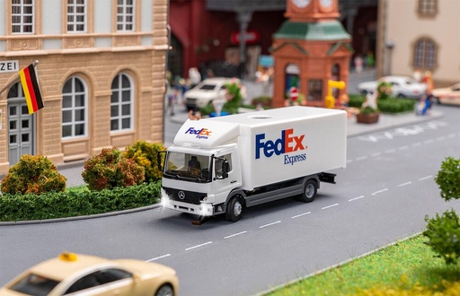 [Faller 161315  ] Faller 161315   H0  Car System Digital Camion MB Atego FedEx (HERPA) 