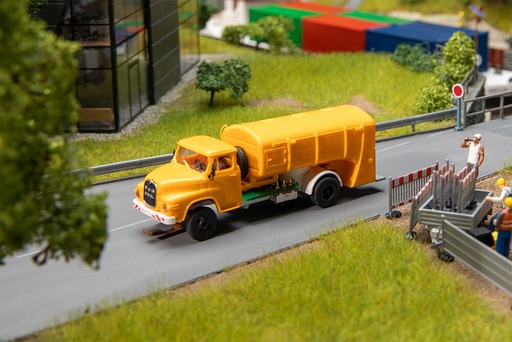 [Faller 161440  ] Faller 161440   H0  MAN 635 Kurzhauber Benne à ordures (BREKINA) 