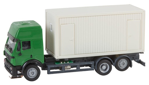 [Faller 161480  ] Faller 161480   H0  Camion MB SK’94 Conteneur de chantier (HERPA) 