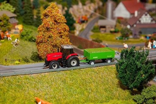 [Faller 161536  ] Faller 161536   H0  MF Tracteur avec remorque (WIKING) 