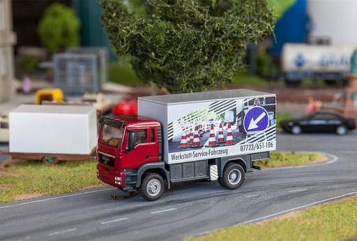 [Faller 161554  ] Faller 161554   H0  Camion TGS MAN Camion atelier (HERPA/RIETZE) 