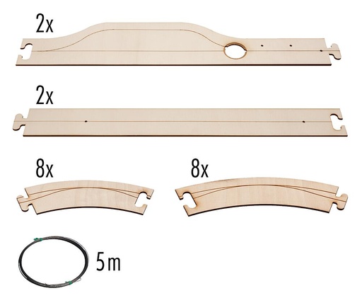 [Faller 161900  ] Faller 161900   H0  Set de base Laser-Street Éléments routiers 967 x 600 mm