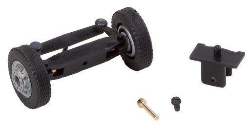 [Faller 163002  ] Faller 163002   H0  Essieu avant, complètement monté pour camion / bus (avec roues) 