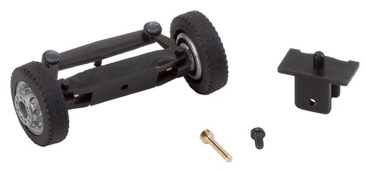 [Faller 163003  ] Faller 163003   H0  Essieu avant entièrement monté pour camion / bus (avec roues NQ) 