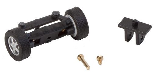 [Faller 163004  ] Faller 163004   H0  Essieu avant, entièrement monté pour camion, grand (avec roues) 