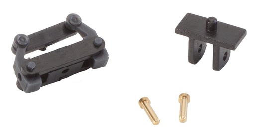 [Faller 163053  ] Faller 163053   H0  Essieu avant, monté pour voiture mince, sans roues (9 mm) 
