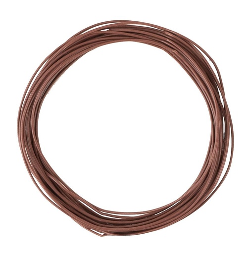[Faller 163788  ] Faller 163788   H0, TT, N, Z  Fil torsadé 0,04 mm², brun, 10 m 