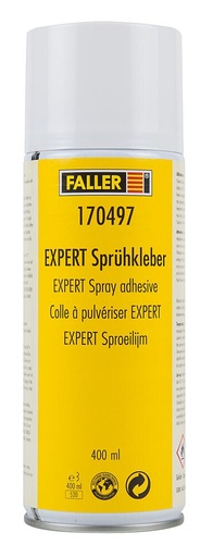 [Faller 170497  ] Faller 170497   H0, TT, N, Z  Colle à pulvériser EXPERT, 400 ml 