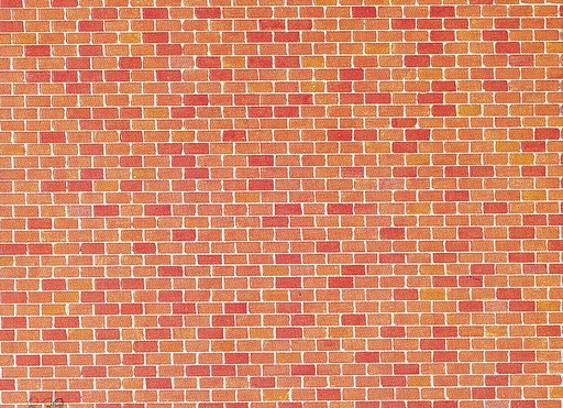 [Faller 170608  ] Faller 170608   H0  Plaque de mur, Brique 250 x 125 x 0,5 mm