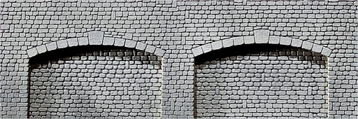 [Faller 170835  ] Faller 170835   H0  Dalle décorative arcades, Pierre de taille naturelle 370 x 125 x 13 mm
