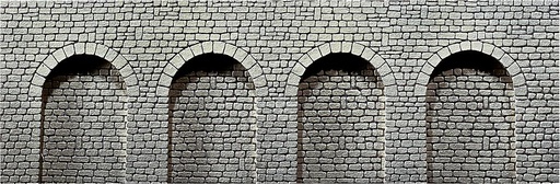 [Faller 170838  ] Faller 170838   H0  Dalle décorative arcades, Pierre de taille naturelle 370 x 125 x 12 mm